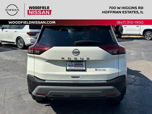 White 2023 Nissan Rogue SV