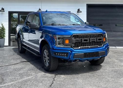 Lightning Blue 2018 Ford F-150 XLT