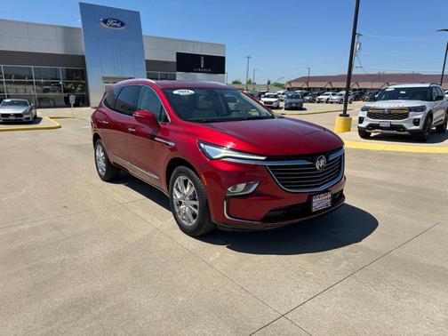 Cherry Red Tintcoat 2023 Buick Enclave Essence AWD