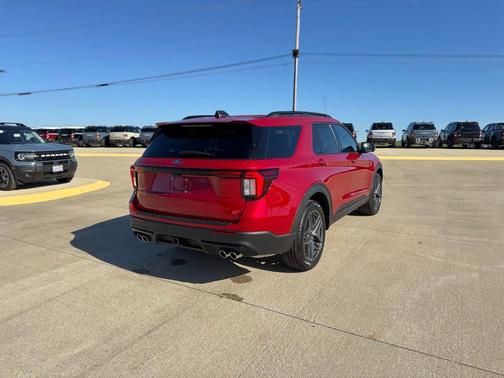 Rapid Red Metallic Tinted Clearcoat 2026 Ford Explorer ST