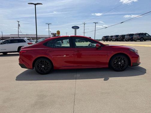 Supersonic Red 2025 Toyota Camry SE