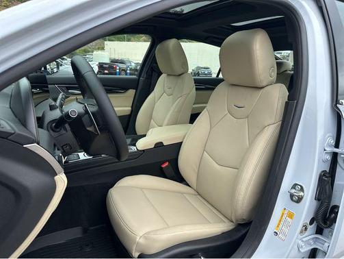 Vibrant White Tricoat 2026 Cadillac CT5 Premium Luxury