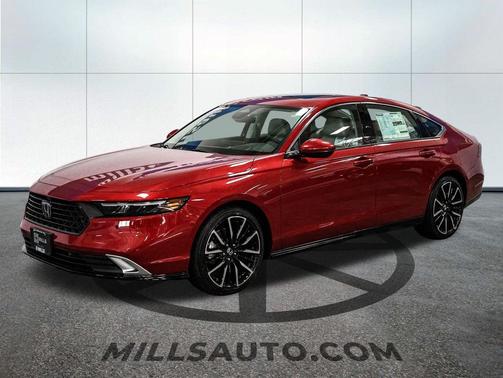 Radiant Red Metallic 2026 Honda Accord Hybrid Touring