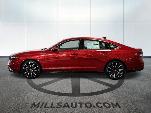 Radiant Red Metallic 2026 Honda Accord Hybrid Touring