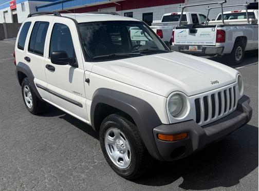 white 2004 Jeep Liberty Sport