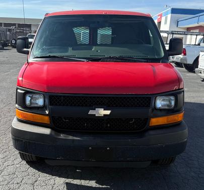 RED 2012 Chevrolet Express 3500 Work Van