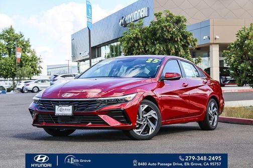 Red 2025 Hyundai ELANTRA Limited