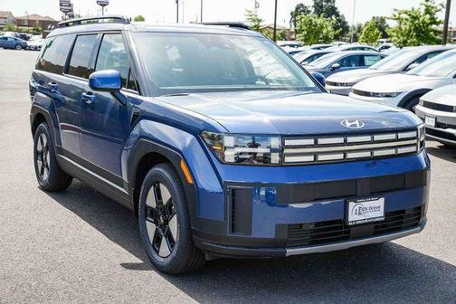 Atlantic Blue 2026 Hyundai SANTA FE HEV SEL