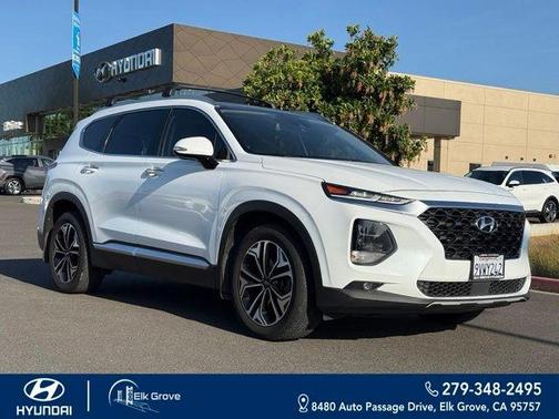 Quartz White 2020 Hyundai SANTA FE 2.0T SEL