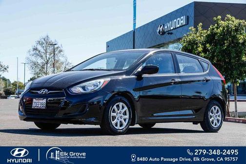Ultra Black 2013 Hyundai Accent GS