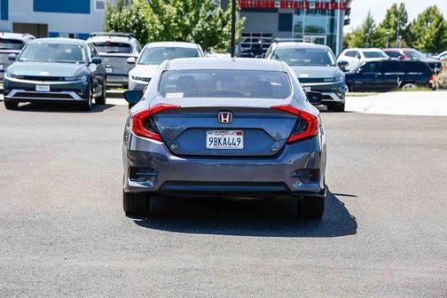 Modern Steel Metallic 2018 Honda Civic LX