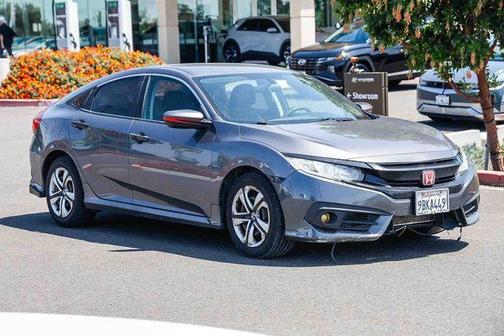 Modern Steel Metallic 2018 Honda Civic LX