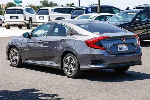 Modern Steel Metallic 2018 Honda Civic LX