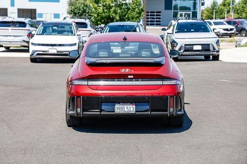 Red 2025 Hyundai IONIQ 6 SEL