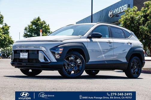 Cyber Gray Metallic 2026 Hyundai KONA SEL Sport