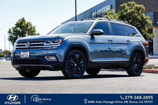 Platinum Gray Metallic 2019 Volkswagen Atlas 3.6L SEL