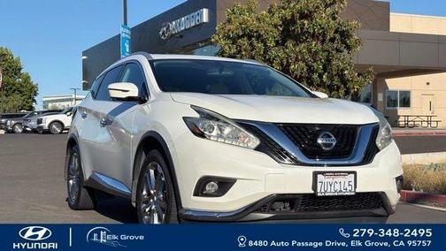 Pearl White 2016 Nissan Murano Platinum