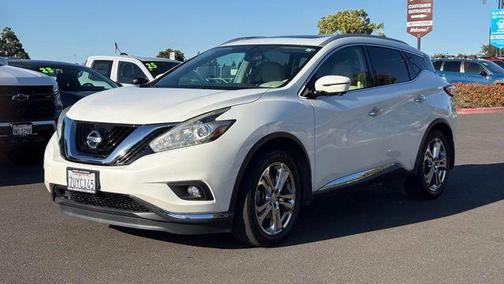 Pearl White 2016 Nissan Murano Platinum