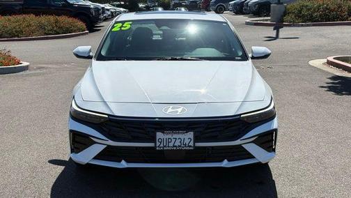 White 2025 Hyundai ELANTRA HEV Limited