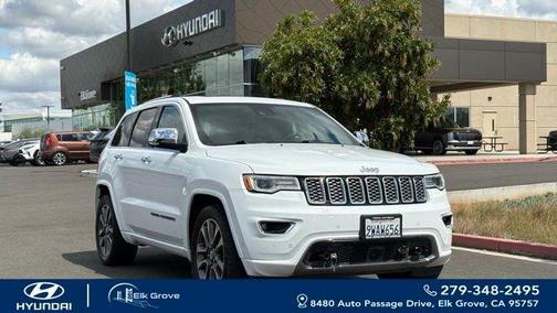 Bright White Clearcoat 2017 Jeep Grand Cherokee Overland