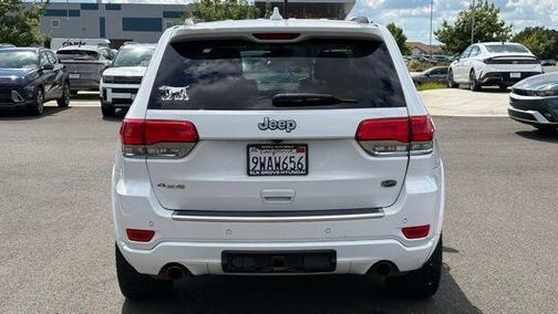 Bright White Clearcoat 2017 Jeep Grand Cherokee Overland