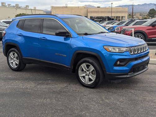 Laser Blue Pearlcoat 2022 Jeep Compass Latitude