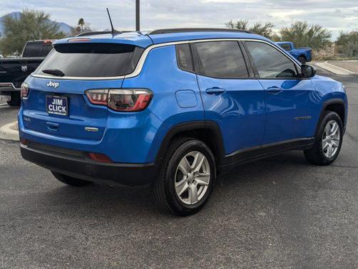 Laser Blue Pearlcoat 2022 Jeep Compass Latitude