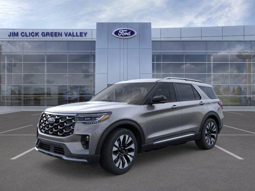 Carbonized Gray Metallic 2026 Ford Explorer Platinum
