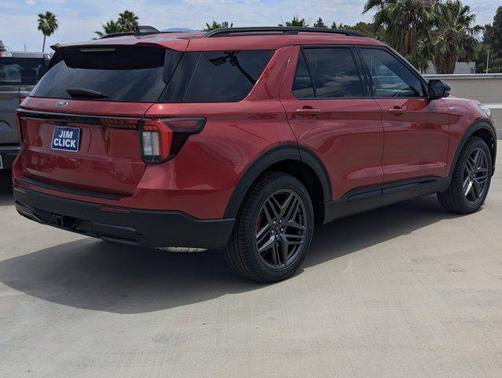 Rapid Red Metallic Tinted Clearcoat 2026 Ford Explorer ST-Line