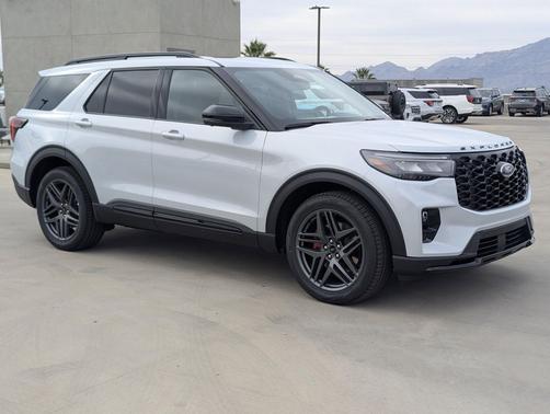 Space White Metallic 2026 Ford Explorer ST