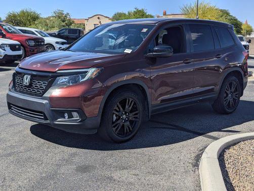 Maroon 2019 Honda Passport Sport