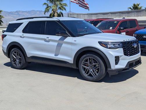 Space White Metallic 2026 Ford Explorer ST-Line