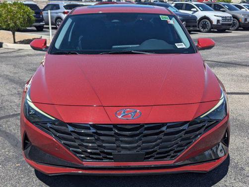 Scarlet Red Pearl 2023 Hyundai ELANTRA HEV Limited