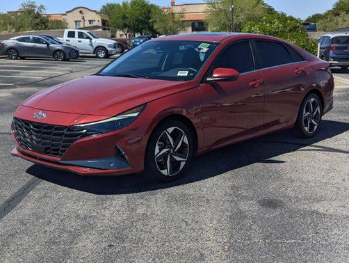 Scarlet Red Pearl 2023 Hyundai ELANTRA HEV Limited