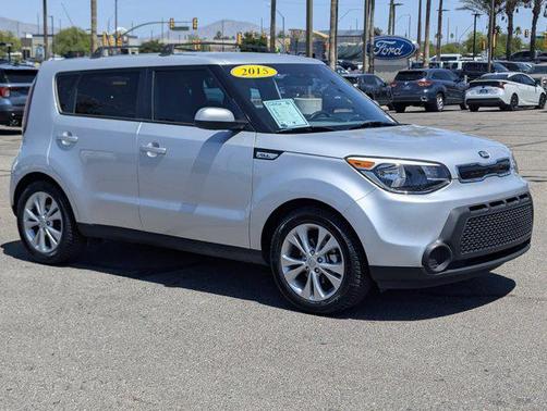 Bright Silver 2015 Kia Soul +