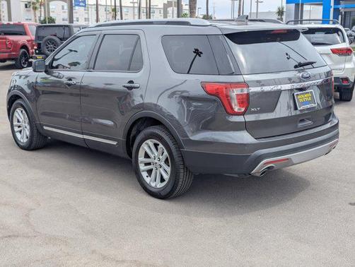 White Platinum Metallic Tri-Coat 2016 Ford Explorer XLT