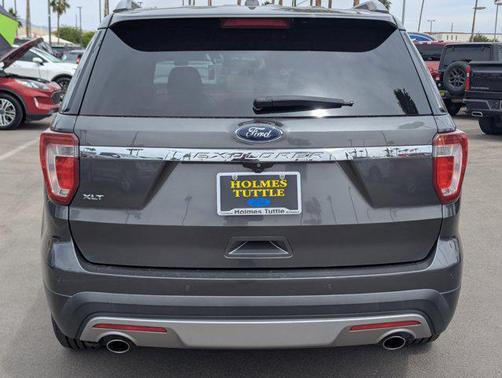 White Platinum Metallic Tri-Coat 2016 Ford Explorer XLT