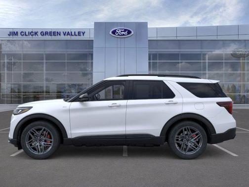 Star White Metallic Tri-Coat 2026 Ford Explorer ST-Line