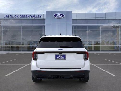 Star White Metallic Tri-Coat 2026 Ford Explorer ST-Line