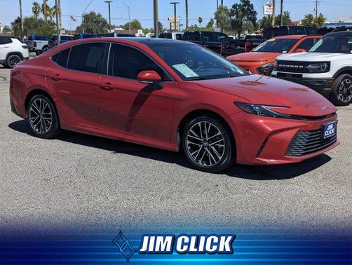 Supersonic Red 2025 Toyota Camry XLE