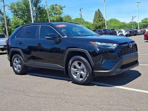 Midnight Black Metallic 2024 Toyota RAV4 Hybrid XLE