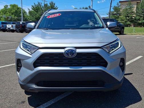 Silver Sky Metallic 2020 Toyota RAV4 Hybrid XLE