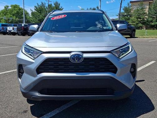 Silver Sky Metallic 2020 Toyota RAV4 Hybrid XLE