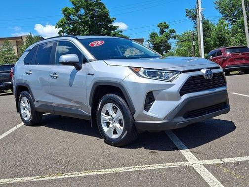 Silver Sky Metallic 2020 Toyota RAV4 Hybrid XLE