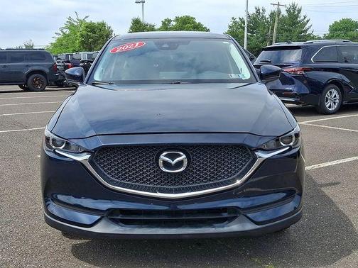 Deep Crystal Blue Mica 2021 Mazda CX-5 Touring