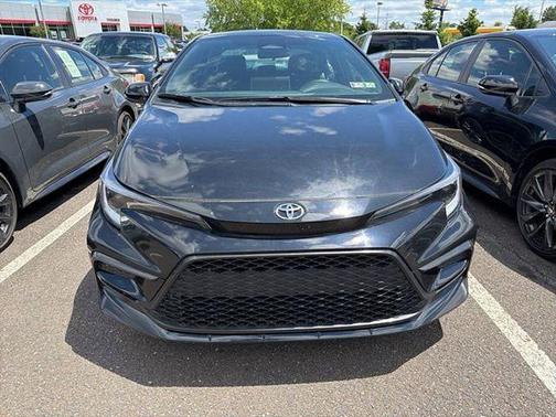 Midnight Black Metallic 2025 Toyota Corolla SE