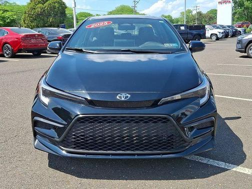 Midnight Black Metallic 2025 Toyota Corolla SE