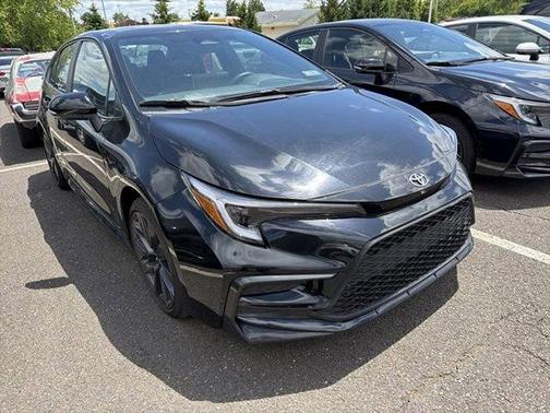 Midnight Black Metallic 2025 Toyota Corolla SE