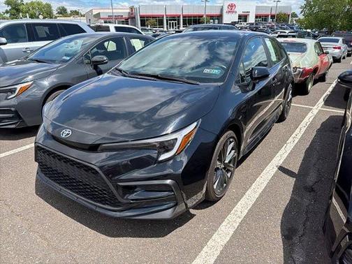 Midnight Black Metallic 2025 Toyota Corolla SE