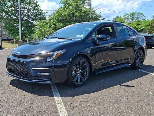 Midnight Black Metallic 2025 Toyota Corolla SE